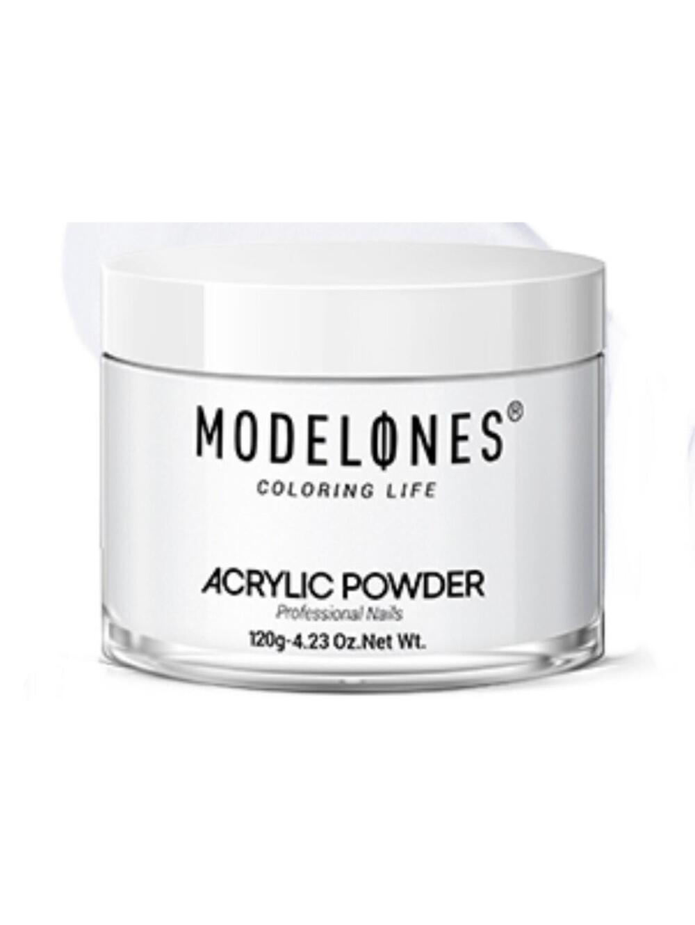 Modelones White Acrylic Powder 4.23oz 120g Professional Nail Art Design New